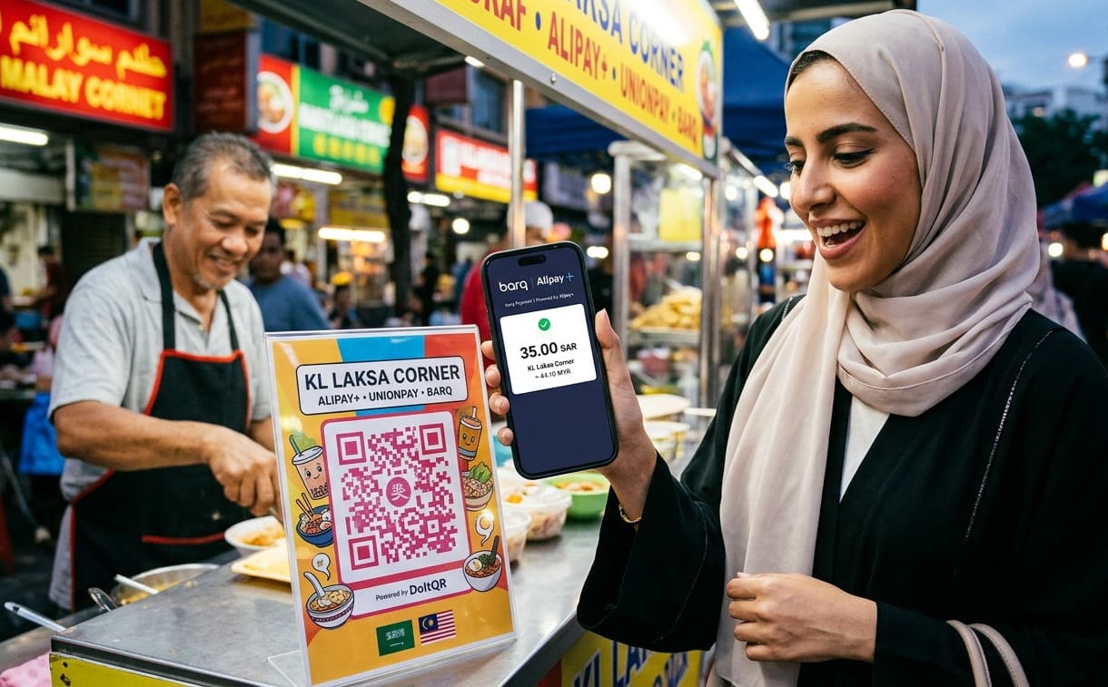 Alipay+ barq Saudi Arabia Cross-Border QR Payment 2026 — DoItQR