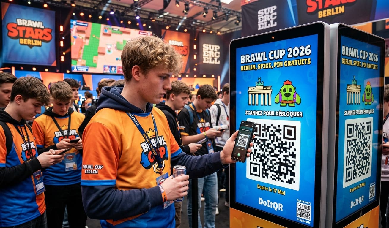 Brawl Cup 2026 : QR Codes et Pins Gratuits — DoItQR