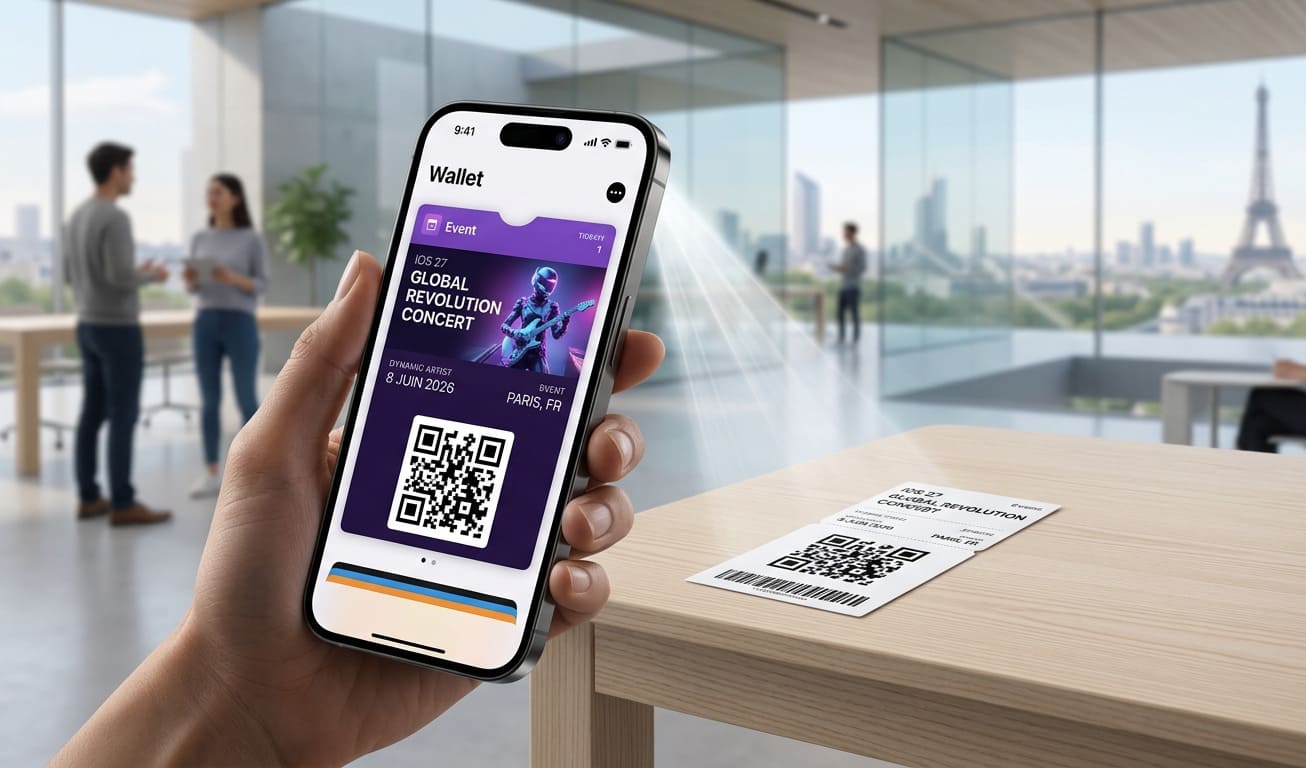 iOS 27 : Apple Wallet va pouvoir stocker n'importe quel QR code — DoItQR