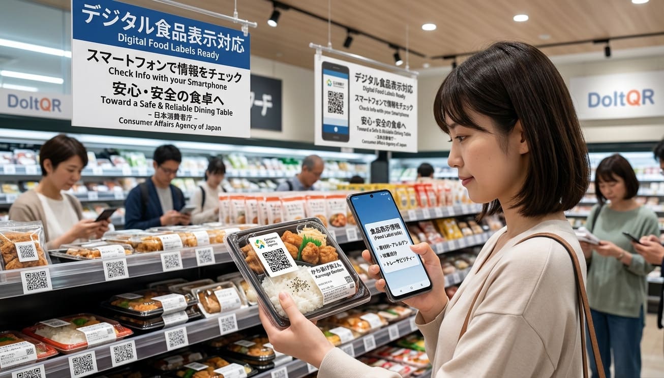 Japon : Étiquettes Alimentaires QR Code — DoItQR
